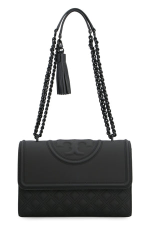 Fleming shoulder bag in matte rubber-1